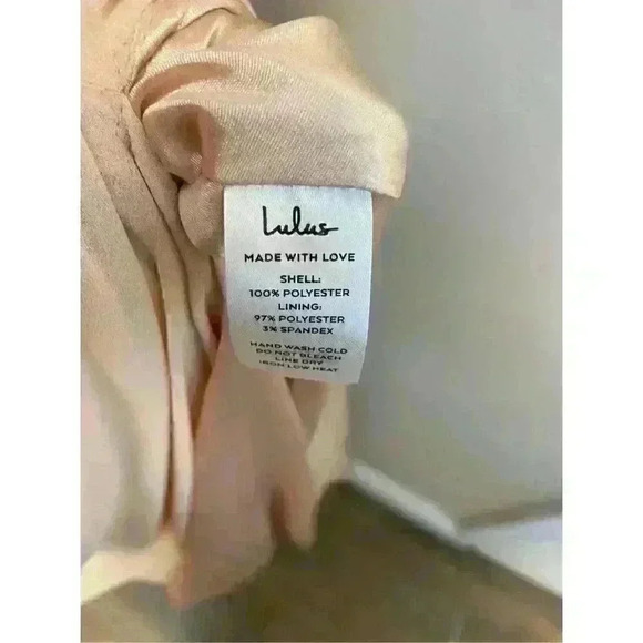 NWT LULUS Aim for amour champagne halter maxi dress, medium. NWT - Picture 12 of 13